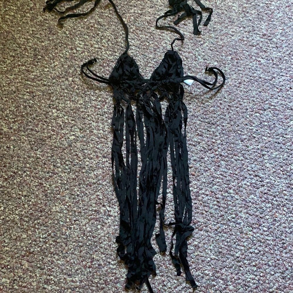 ASOS fringe bikini top